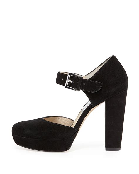 michael kors flynn mary jane|Michael Kors Flynn Leather Platform Mary Jane Pump, Black.